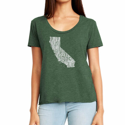 California Home Ingrained State Women’s T Shirt - Image 4