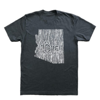 Arizona Men's Ingrained State Cotton/Poly T-shirt