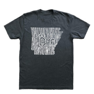 Arkansas Men's Ingrained State Cotton/Poly T-shirt