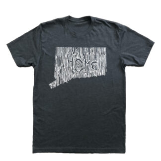 Connecticut Men's Ingrained State Cotton/Poly T-shirt