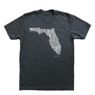 Florida Men's Ingrained State Cotton/Poly T-shirt